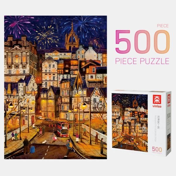 500pcs Jigsaw Puzzle-Vinlaa-Romantic Edinburgh