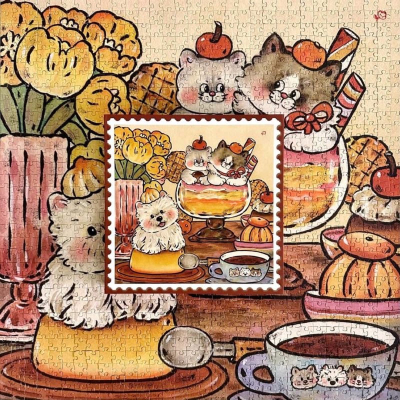 TKX-500pcs Jigsaw Puzzle-Slightly Tipsy Moments