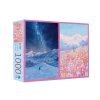 Double-sided 1000pcs Jigsaw Puzzle-PJLT-Snow and Flower