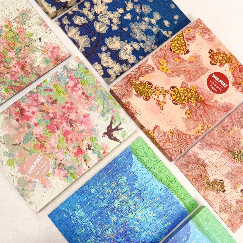 Soulpuzz 165pcs Puzzle (3) Soulpuzz Cartoon 165pcs Jigsaw Puzzles Collection Chinese Garden