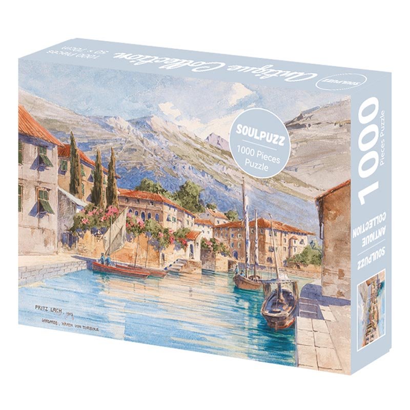 Soulpuzz-Hafen Von Torbole (4) Soulpuzz-Hafen Von Torbole-Jigsaw Puzzle 1000pcs