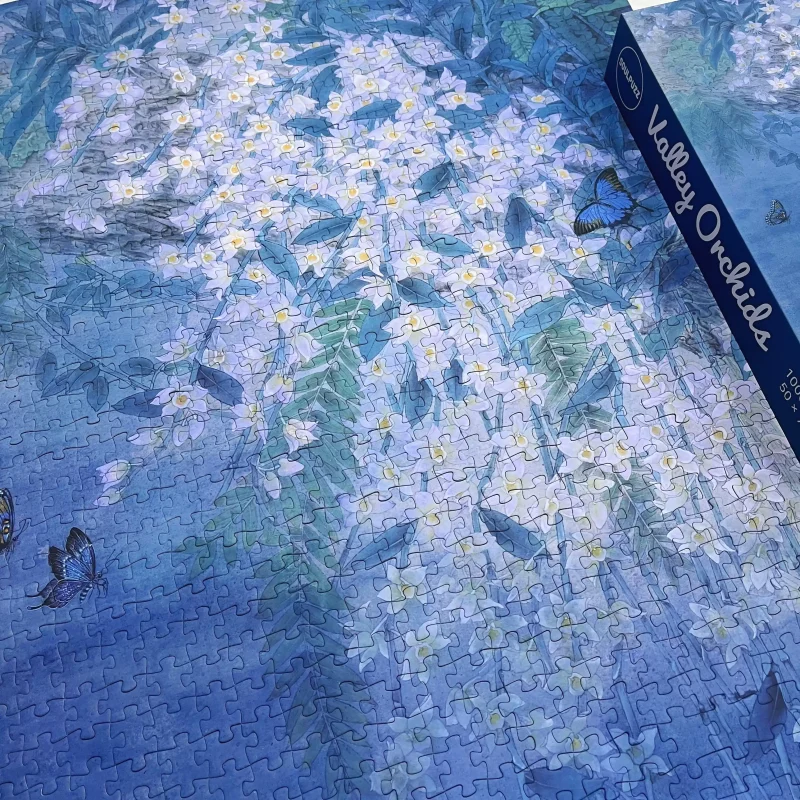 Soulpuzz-Valley Orchids (1) Soulpuzz-Valley Orchids-Jigsaw Puzzle 1000pcs