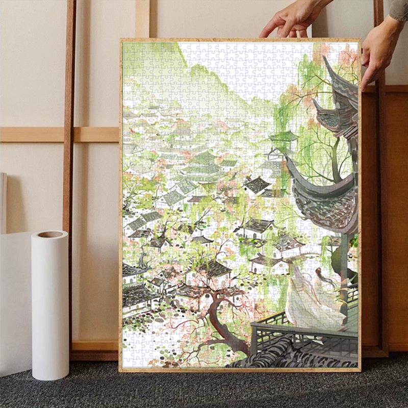 1000pcs Jigsaw Puzzle-TuTuDingDang-South of the Yangtze River