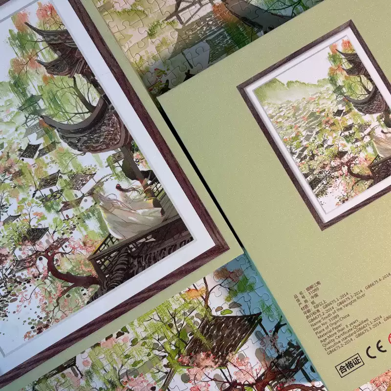 1000pcs Jigsaw Puzzle-TuTuDingDang-South of the Yangtze River