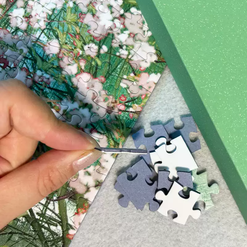 1000pcs Jigsaw Puzzle-TuTuDingDang-Spring Comes with Willow Green