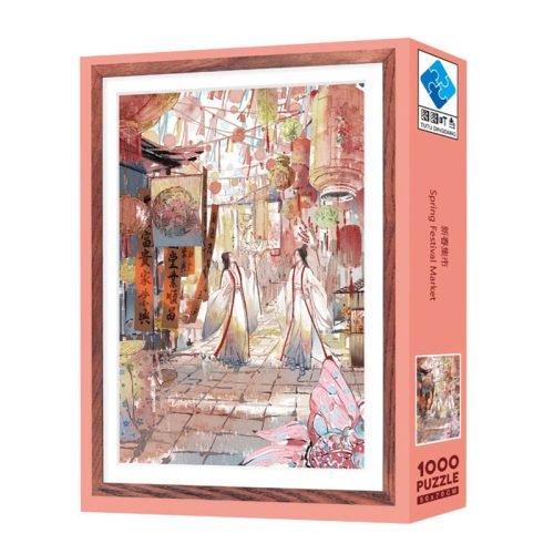1000pcs Jigsaw Puzzle-TuTuDingDang-Spring Festival Market