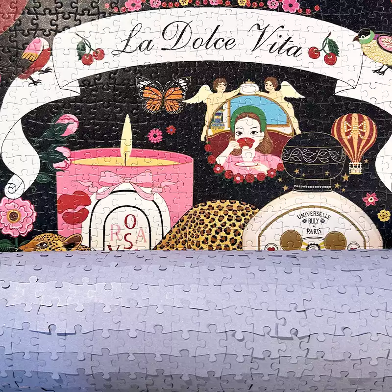 1000pcs Jigsaw Puzzle-TuTuDingDang-Spring Joyful Checklist