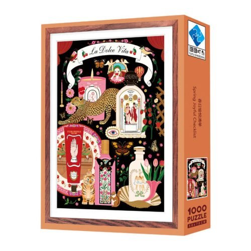 1000pcs Jigsaw Puzzle-TuTuDingDang-Spring Joyful Checklist