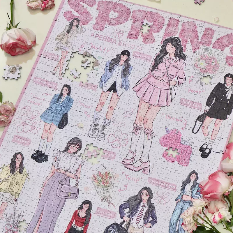 Perma Puzzle-1000 Piece-Spring OOTD