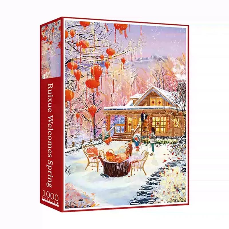 1000pcs Jigsaw Puzzle-PJLT-Spring's Auspicious Snow Herald