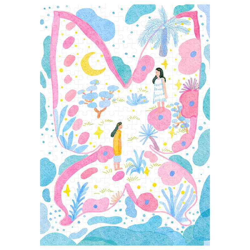 Happy Puzzle-234 Piece Puzzle-Summer Fantasy Serie-Butterfly