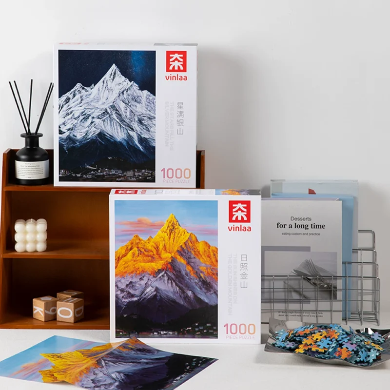 1000pcs Jigsaw Puzzle-Vinlaa-The Stars Fill The Silver Mountain