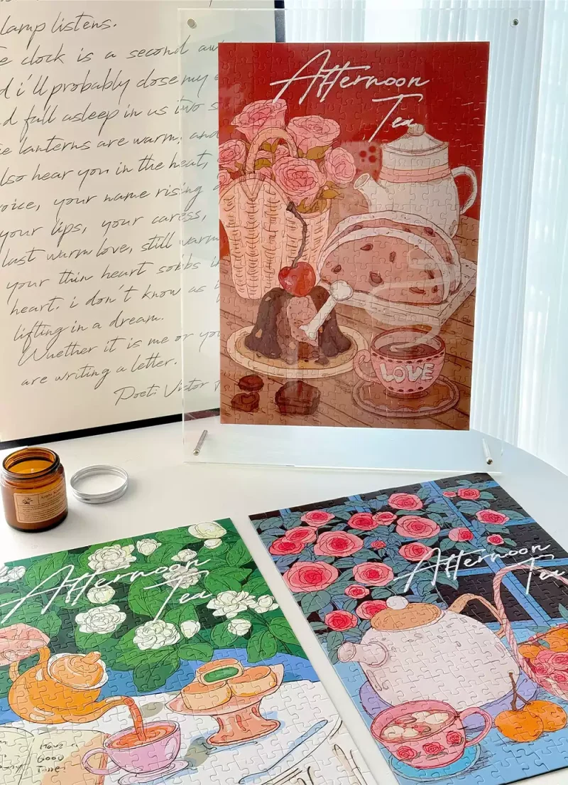 Bubble Puzzle-300pcs Jigsaw Puzzle-Sweet Coffee of Love