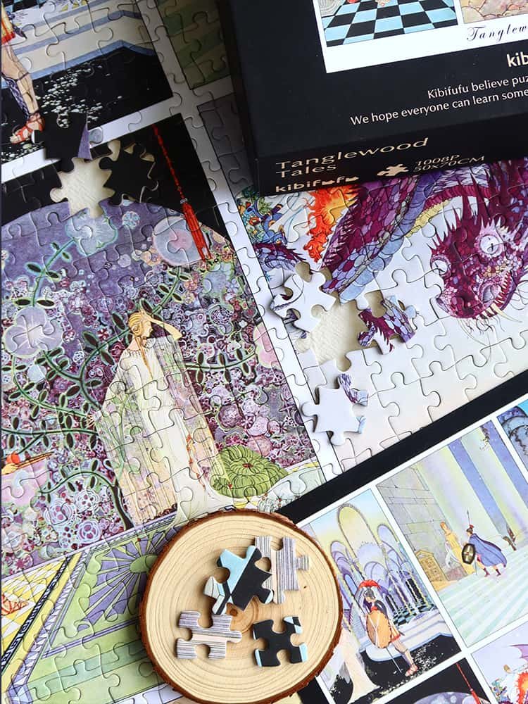 1000 Jigsaw Puzzle-Kibifufu-Tanglewood Tales