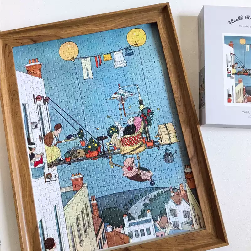 Yahu Puzzle-500 Piece Puzzle-The Folding Garden