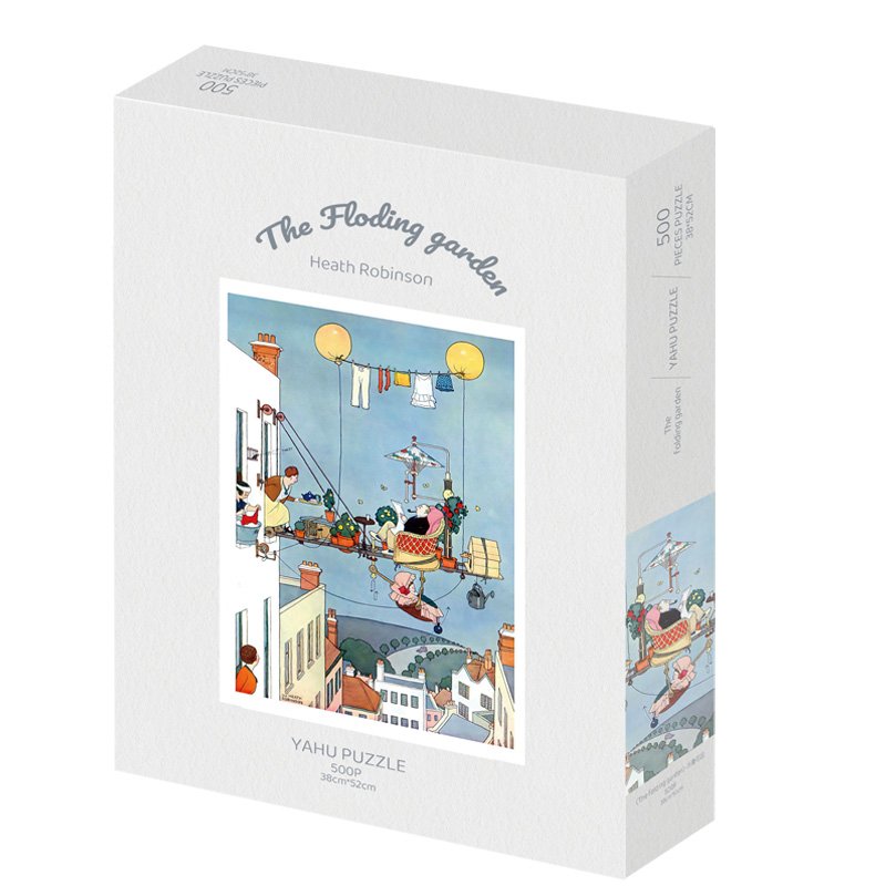Yahu Puzzle-500 Piece Puzzle-The Folding Garden