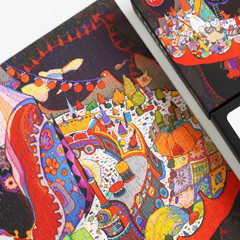 Yahu Puzzle-1000 Piece Puzzle-The Little People's Country Records