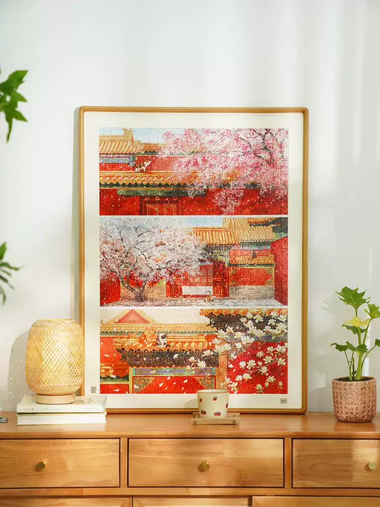 Toi-1000pcs Jigsaw Puzzle-Three Seasons in Forbidden City