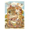 Toi-1000pcs Jigsaw Puzzle-Cat Library