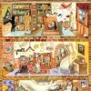 Toi-1000pcs Jigsaw Puzzle-Cat Library