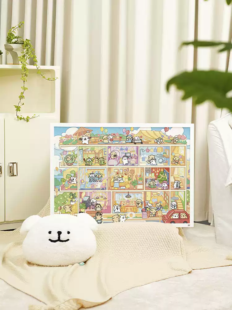 Toi Puzzle-Dog House1 Toi-1000pcs Jigsaw Puzzle-Dog House