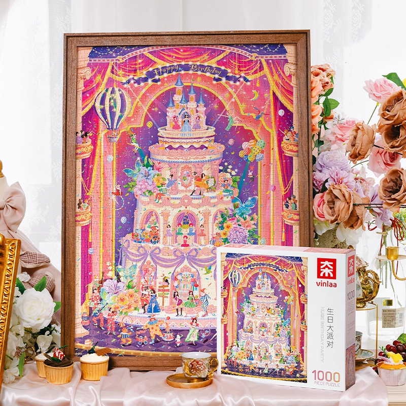1000pcs Jigsaw Puzzle-Vinlaa-Huge Birthday Party