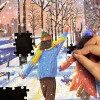 1000pcs Jigsaw Puzzle-TuTuDingDang-Warm Winter