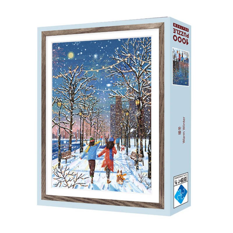 1000pcs Jigsaw Puzzle-TuTuDingDang-Warm Winter