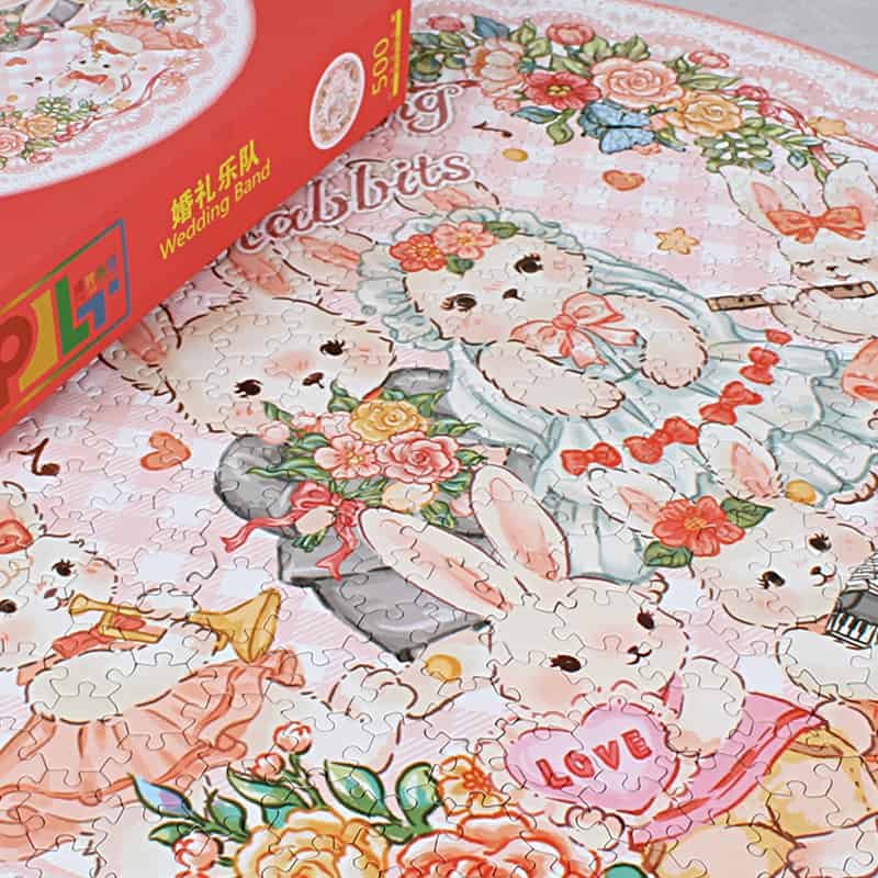 Irregular Cut 500pcs Jigsaw Puzzle-PJLT-Wedding Band