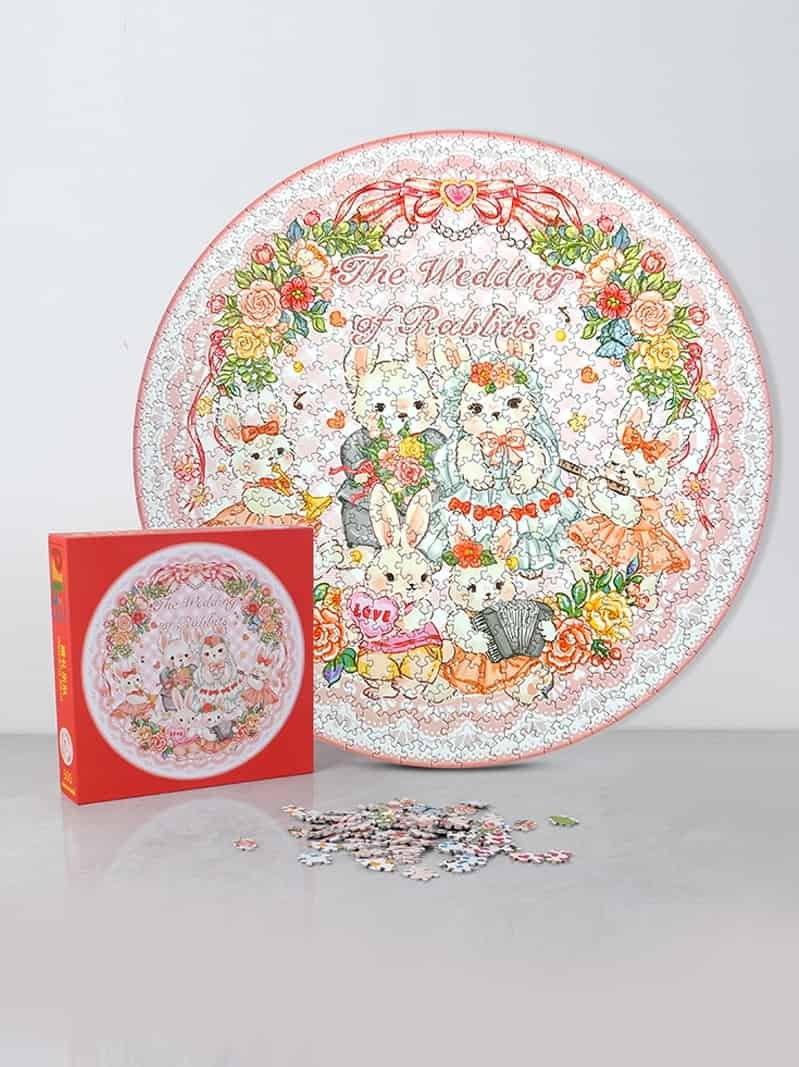 Irregular Cut 500pcs Jigsaw Puzzle-PJLT-Wedding Band