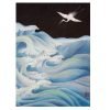 Zhiju-500pcs Puzzle-White Crane Across the Ocean Current
