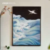 Zhiju-500pcs Puzzle-White Crane Across the Ocean Current