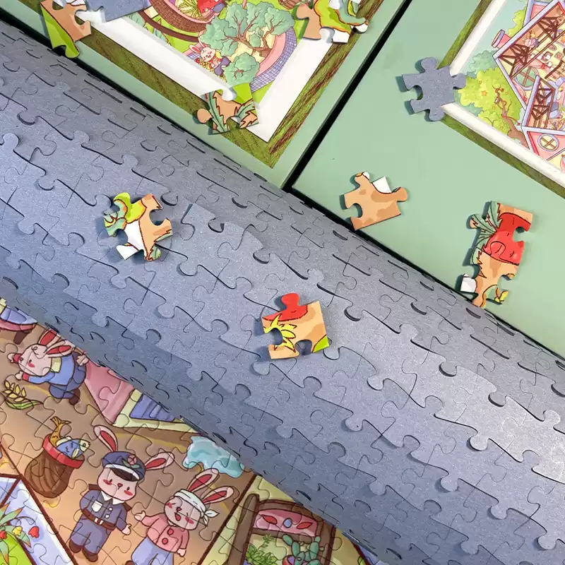 1000pcs Jigsaw Puzzle-TuTuDingDang-Who Stole Grandpa's Cheese