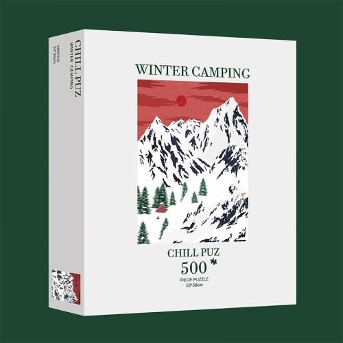 500 Piece Puzzle-Chill Puz-Winter Camping