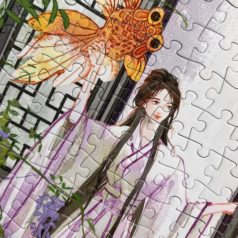 1000pcs Jigsaw Puzzle-TuTuDingDang-Wisteria Manor