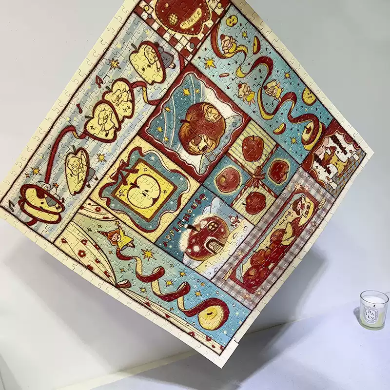 PJLT-728pcs Jigsaw Puzzle-Wonderful Apple House