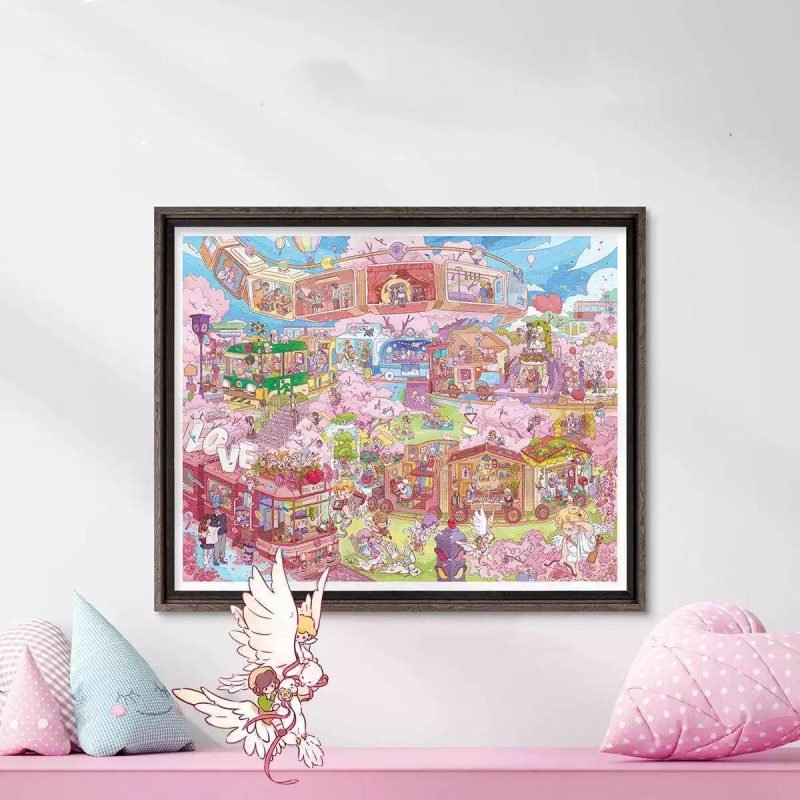 Plastic Jigsaw Puzzles 2000pcs-3djp-Cupid's Arrow Express