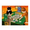 3djp Plastic Jigsaw Puzzles 1200pcs-Mahjong with the Cats