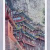 3djp puzzle-Xuankong Monastery Cliff-Engineered Sanctum (2) 3djp Plastic Jigsaw Puzzles 1000pcs-Xuankong Monastery Cliff-Engineered Sanctum