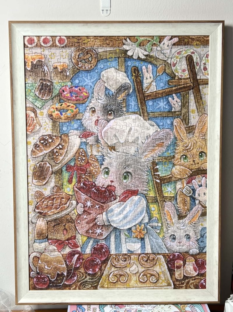 520pcs Jigsaw Puzzle-Meow Pin-Apple Chef