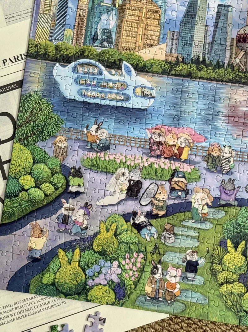 Ber Puzzle-North Bund Shanghai (1) 500pcs Jigsaw Puzzle-Ber Puzzle-North Bund Shanghai