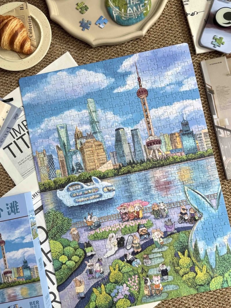Ber Puzzle-North Bund Shanghai (2) 500pcs Jigsaw Puzzle-Ber Puzzle-North Bund Shanghai