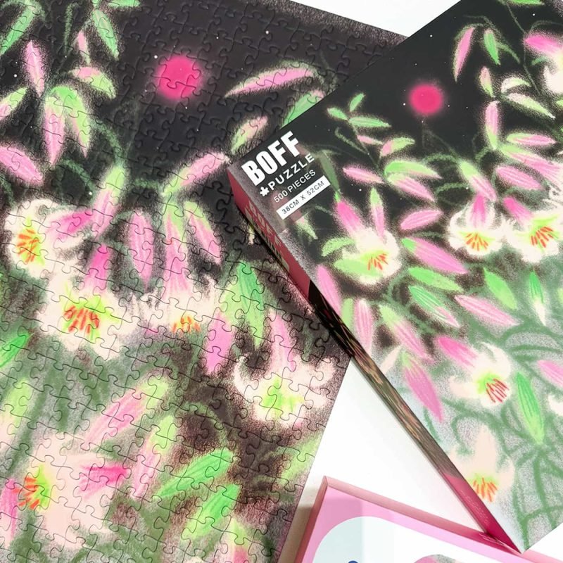 Boff-500 Jigsaw Puzzle-Oriental Moonrise Peony