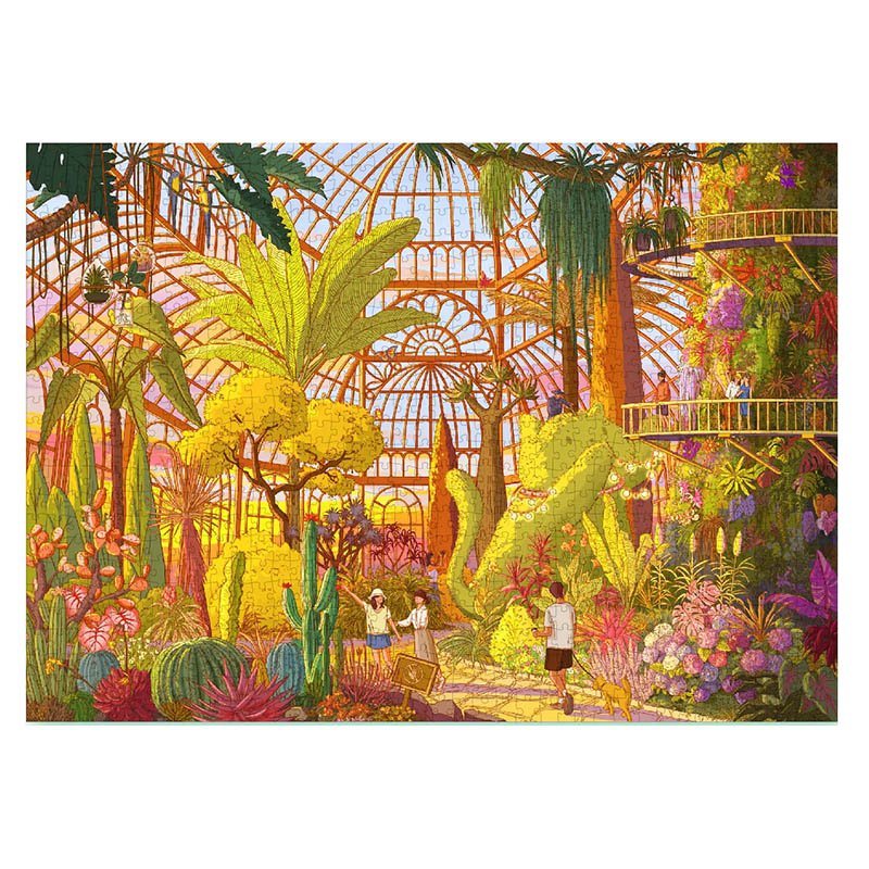 1000 Piece Jigsaw Puzzle-Dream Friends-Botanical Garden Holiday
