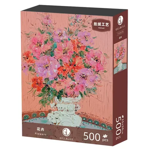 500 Jigsaw Puzzle-Gill Lill-Flowers