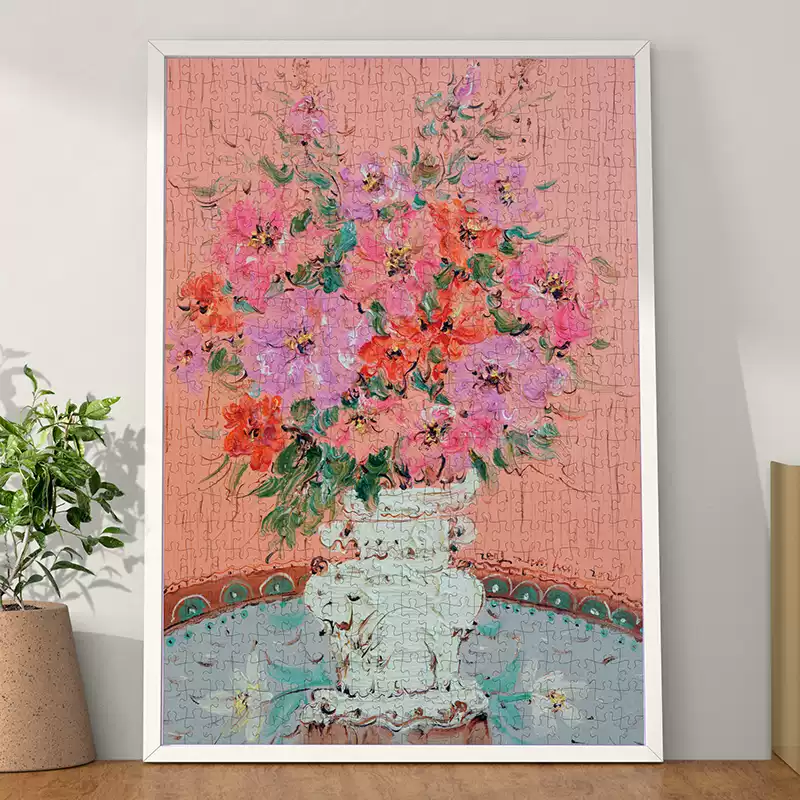 500 Jigsaw Puzzle-Gill Lill-Flowers