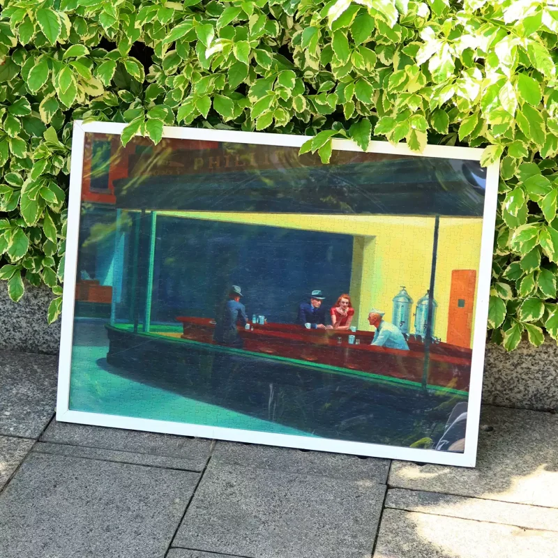 Kibifufu Puzzle-Nighthawks (3) Nighthawks-1000pcs Jigsaw Puzzle-Kibifufu