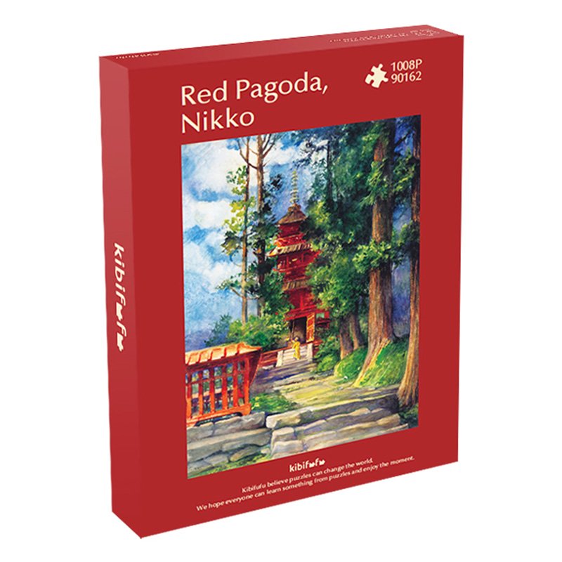 Kibifufu-Red Pagoda Nikko (1) Red Pagoda Nikko-1000pcs Jigsaw Puzzle-Kibifufu