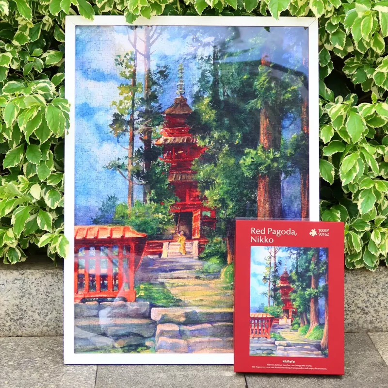 Kibifufu-Red Pagoda Nikko (2) Red Pagoda Nikko-1000pcs Jigsaw Puzzle-Kibifufu