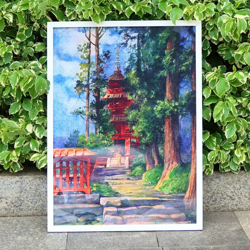 Kibifufu-Red Pagoda Nikko (3) Red Pagoda Nikko-1000pcs Jigsaw Puzzle-Kibifufu